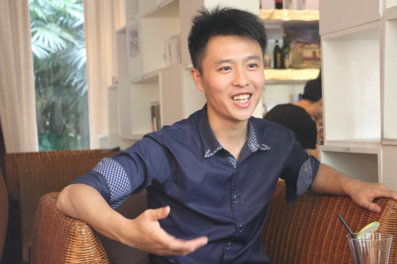 吴润阳接受采访