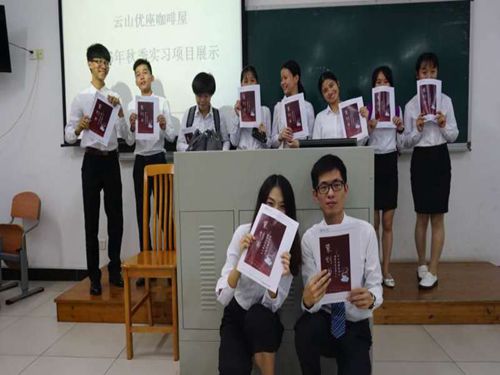 A组项目展示后的合照