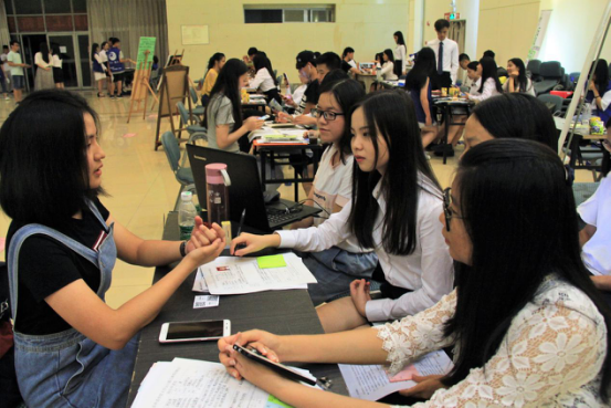 面试者沉着应对